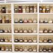 Jars of Chinese medicine in our pharmacy room