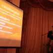 Dr. Liu speaking at a conference